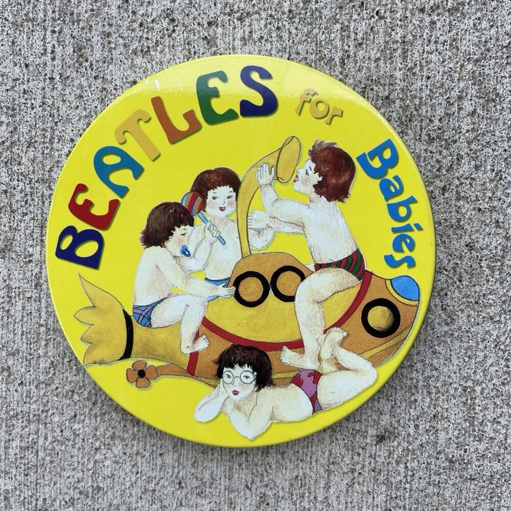 Beatles For Babies CD 2001 Childrens Music Instrumentals BRISA Tin Case Yellow